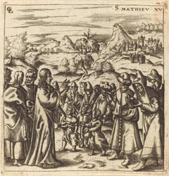 Le Christ réprimande les scribes et les pharisiens