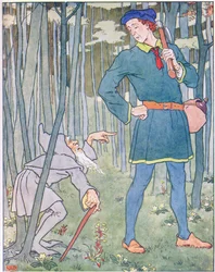 Il rencontra un petit vieil homme gris