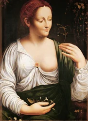 Colombine (huile sur toile)