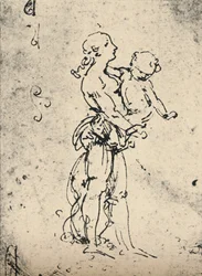 Une femme portant un enfant, c1481 1945