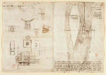 Dessins sur les puissances et forces mécaniques, la percussion, la gravité, le mouvement, l