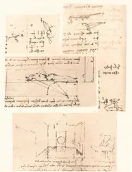Quatre dessins illustrant la pratique de la peinture, vers 1472-1519, 1883