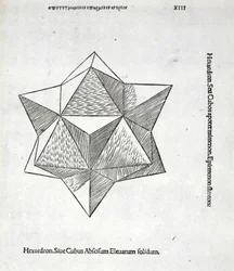 Hexaedron abscisum elevatum solidum, illustration de 