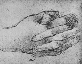 Étude de mains jointes, v. 1480 1945