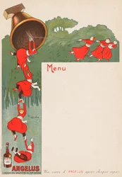 Page de menu Angelus : Liqueur des Salésiens de Dom Bosco