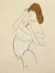 Sarah Bernhardt (1844-1923) dans la pièce La Dame aux Camélias, basée sur l