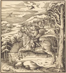 Le prince à la chasse aux oiseaux