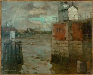L.Sandrock, Sortie du port (Cuxhaven)