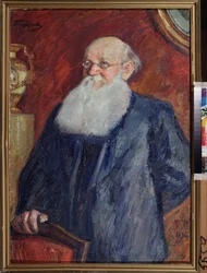 Portrait du révolutionnaire comte Pierre Alekseievitch Kropotkine (1842-1921)