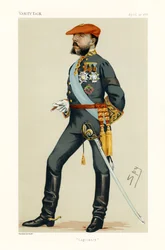 Don Carlos, Duc de Madrid - portrait debout