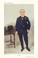 Sir David Lionel Goldsmid-Stern-Salomons - portrait debout