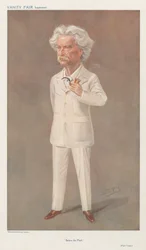 En dessous de la marque, Mark Twain