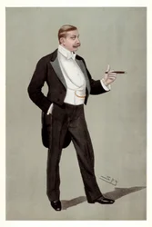 Un attaché allemand, Baron Hermann von Eckardstein, diplomate allemand, 1898