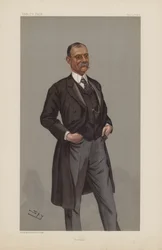 Frederick Treves, Freddie, 19 juillet 1900, caricature de Vanity Fair (chromolithographie)