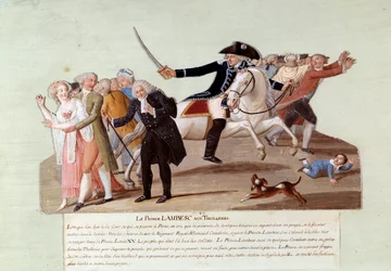Révolution française de 1789 : le prince de Lambesc aux Tuileries le 12 juillet