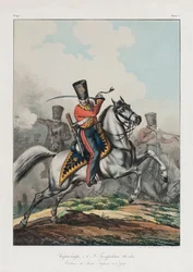 Carabinier du régiment de hussards, années 1830