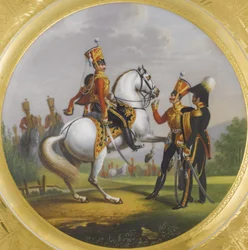 Officier en chef et sous-officier du régiment des hussards de la garde, 1829