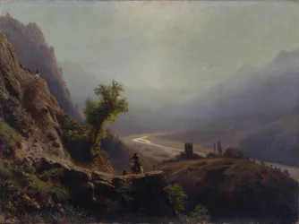 Dans les montagnes du Caucase, 1879
