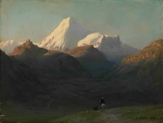 Paysage de montagne, 1868