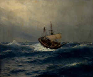 Tempête sur la mer, 1887