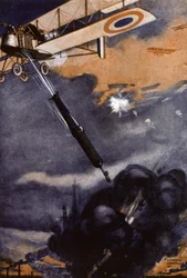 Première Guerre mondiale : bombe lancée par un avion