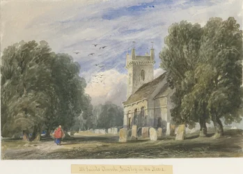 Église de Bradley-in-the-Moors, sans date [vers 1830-1840]