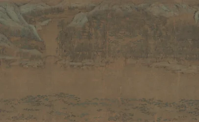 Lodge du pêcheur au mont Xisai, vers 1170