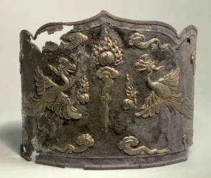 Couronne impériale en argent et dorure partielle, dynastie Liao, 10ème-11ème siècle