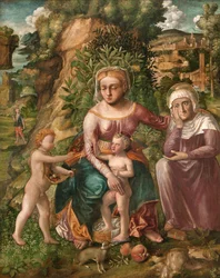 Madone et Enfant avec Sainte Anne