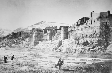 Bala Hissar à Kaboul pendant la deuxième guerre afghane 1878-80