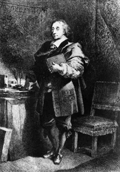Blaise Pascal, mathématicien, physicien et philosophe français, vers 1650