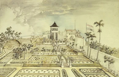 Maison hollandaise avec jardin clos sur l
