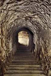 Égypte, Alexandrie, Catacombes de Kom-esh-Shuqafa, Intérieur de l