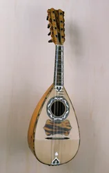 Mandoline napolitaine, instrument de musique fabriqué dans l