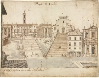 Dix-huit vues de Rome : Le Campidoglio