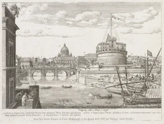 St. Angelo de Prospectus Locurum Urbis Romae Insignium, 1666