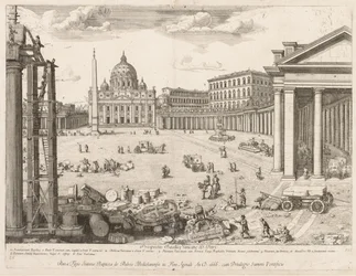 Basilique Saint-Pierre de "Prospectus Locurum Urbis Romae Insign[ium]"