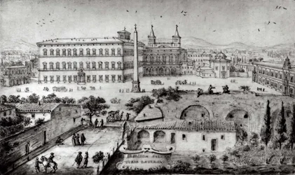 Vue du Latran, Rome