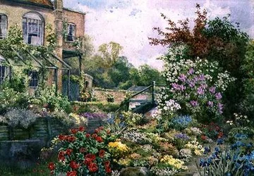 Un bras mort dans le jardin de roches de Sir George Darwin
