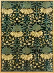 L. P. Butterfield, textile à motif floral