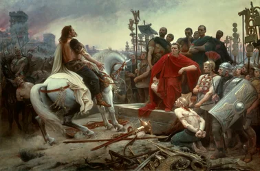 Vercingétorix se rend auprès de César