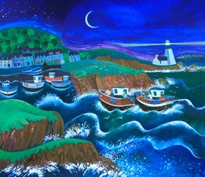 Côte d’Amour, circa 2000 (acrylics on paper)