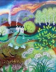 The Way Home, 2021 (acrylique sur lin)