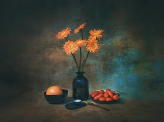 Nature morte aux fleurs d