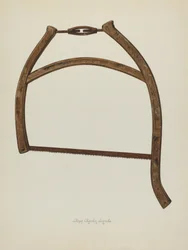 Scie à cadre