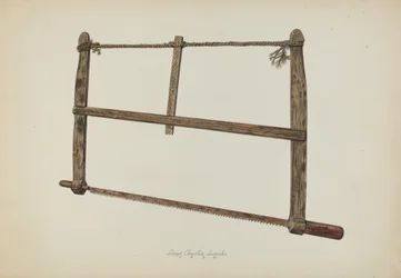 Scie de tonnelier, 1938
