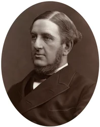 Sir William Vernon Harcourt, conseil de la reine, député, professeur de droit international à l