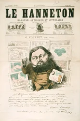 Gustave Courbet, peintre français, 1867