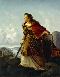Germania en sentinelle sur le Rhin