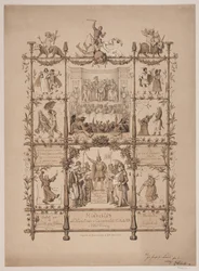 Souvenir du carnaval des artistes du 3 mars 1854